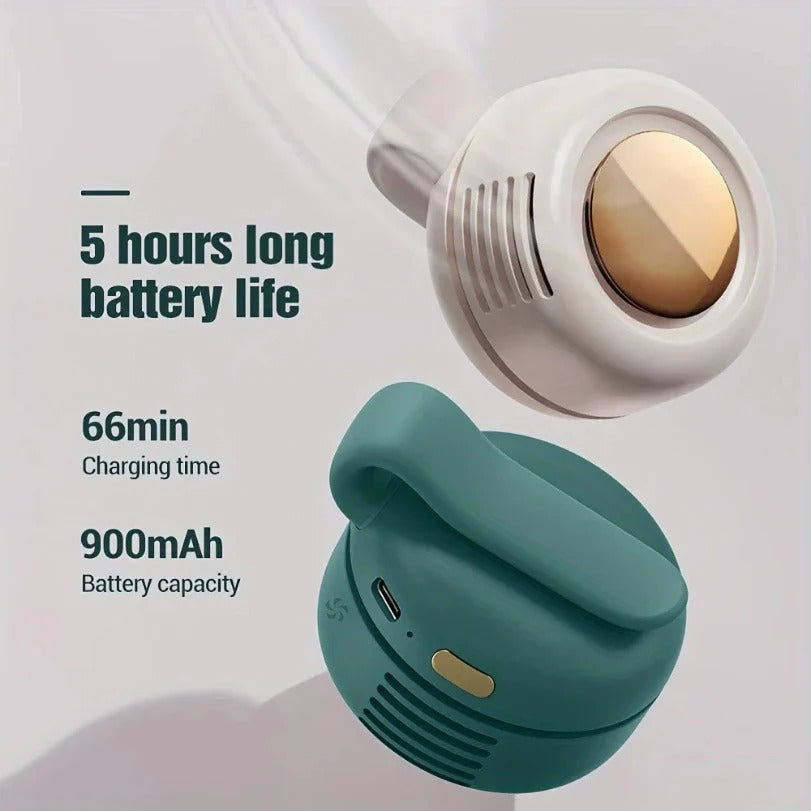 مروحة كهربائية صغيرة محمولة بدون شفرات 