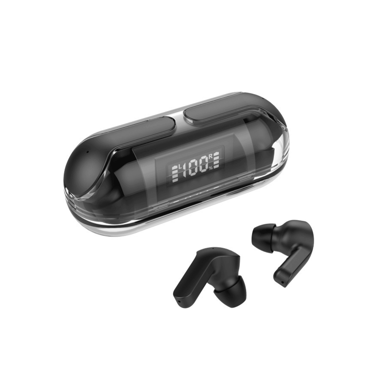 سماعات أذن لاسلكية كريستال - شفاف إير 33