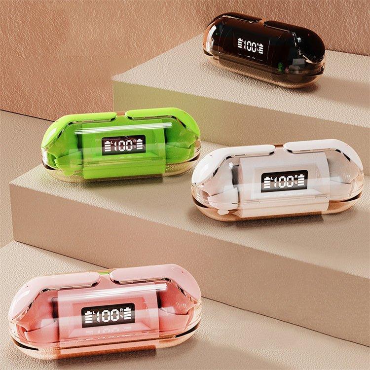 سماعات أذن لاسلكية كريستال - شفاف إير 33