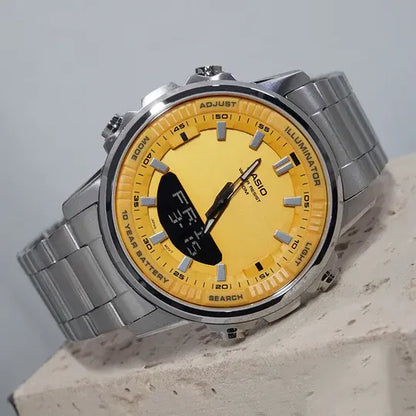 ساعة رقمية من الفولاذ المقاوم للصدأ 